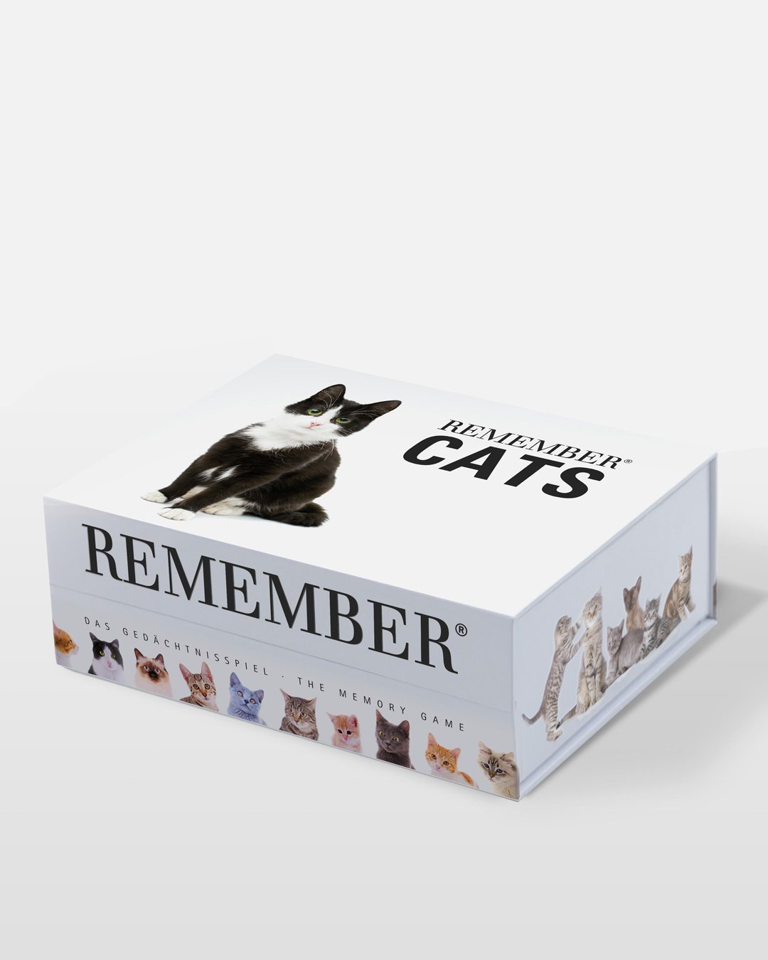Juego de memoria, memory con fotografías de gatos